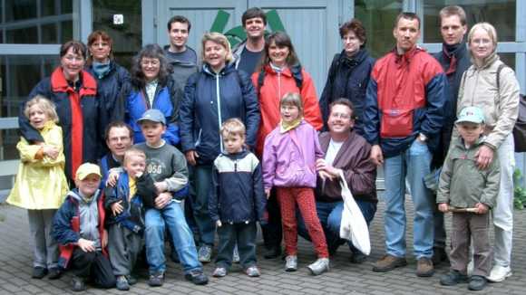 Besuch des Stadt Waldhaus bei Frankfurt